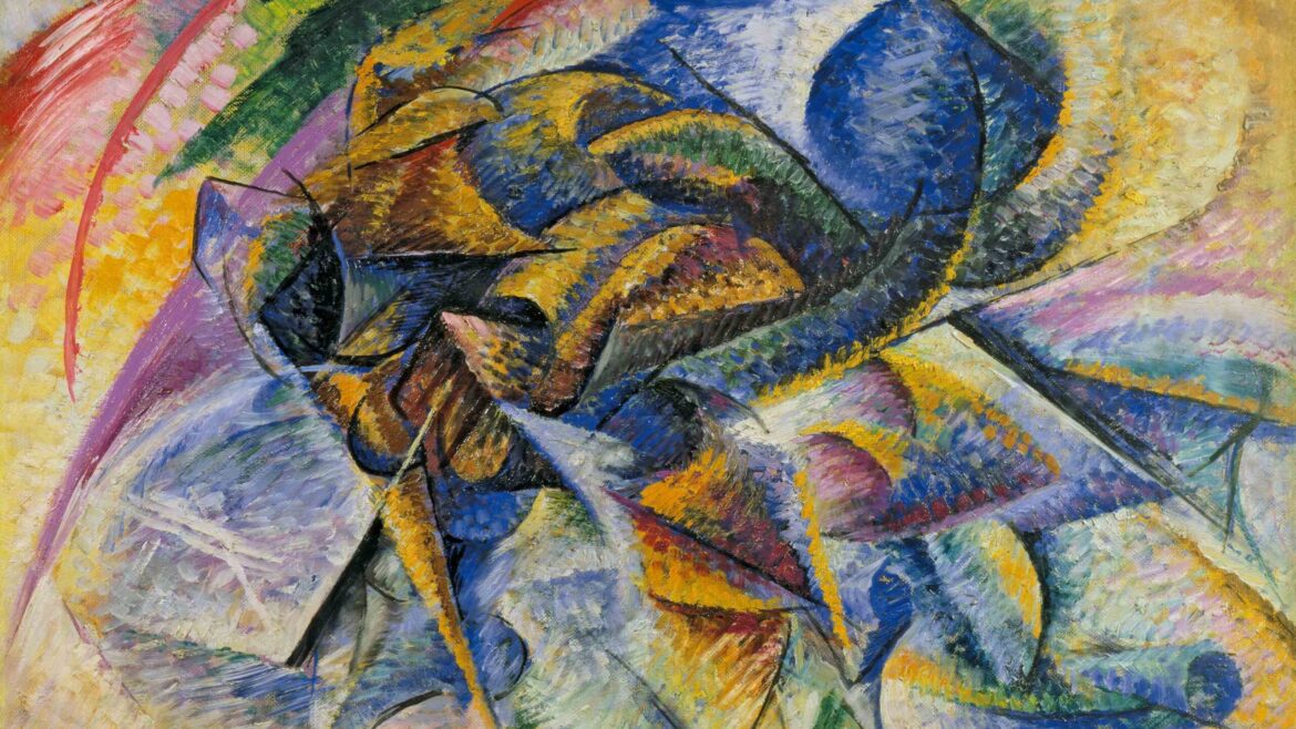 Umberto Boccioni, Dinamismo di un ciclista,