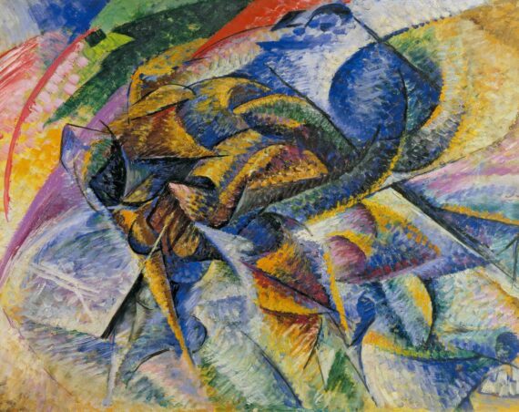 Umberto Boccioni, Dinamismo di un ciclista,